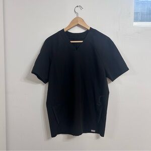 Figs scrub top size xs black